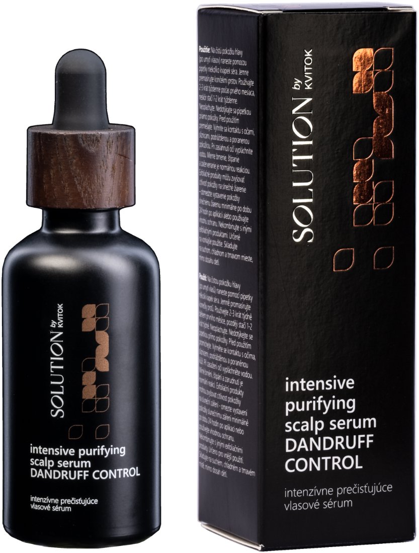Kvitok Solution Intenzivní pročišťující vlasové sérum Dandruff Control 50 ml