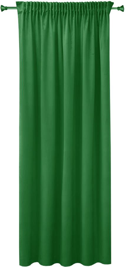 4 sleep Jednobarevný hotový závěs 150 × 160 cm - Bella zelený