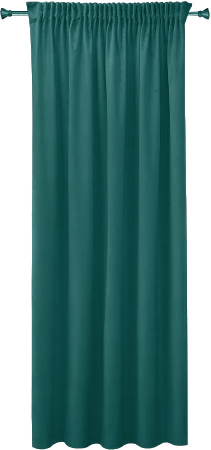 4 sleep Jednobarevný hotový závěs 150 × 160 cm - Bella tyrkysový