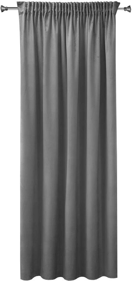 4 sleep Jednobarevný hotový závěs 150 × 250 cm - Bella šedý