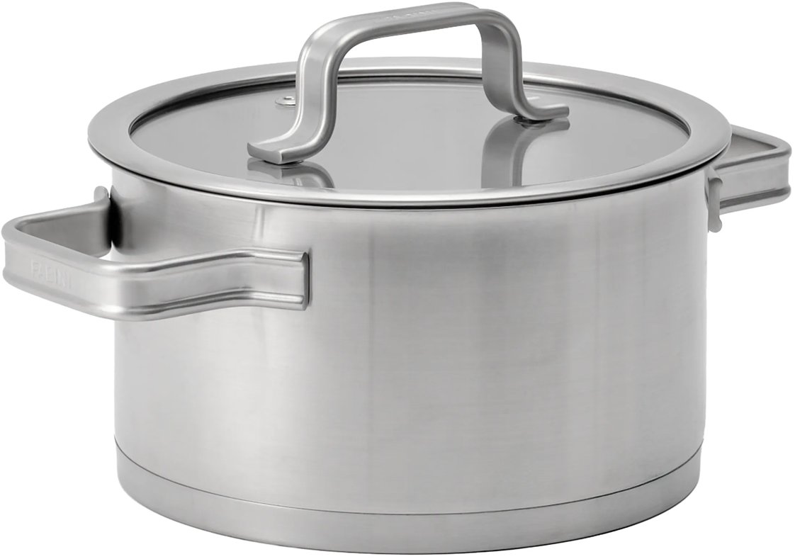 FABINI Kastrol nerezový Core Standard, 18 cm (2 l) se skleněnou poklicí