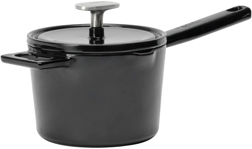 FABINI Rendlík litinový Mattia 3.0 Standard, 14 cm (1,65 l), lesklý černý s poklicí