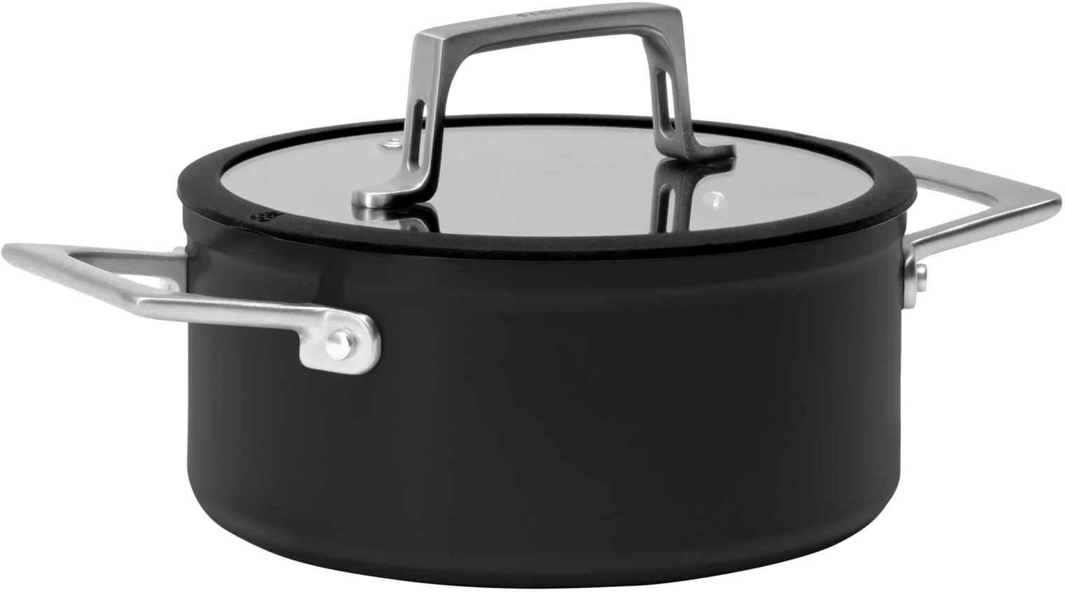 FABINI Hrnec Meda 4.0 Pro, 20 cm (2,4 l), černý s poklicí
