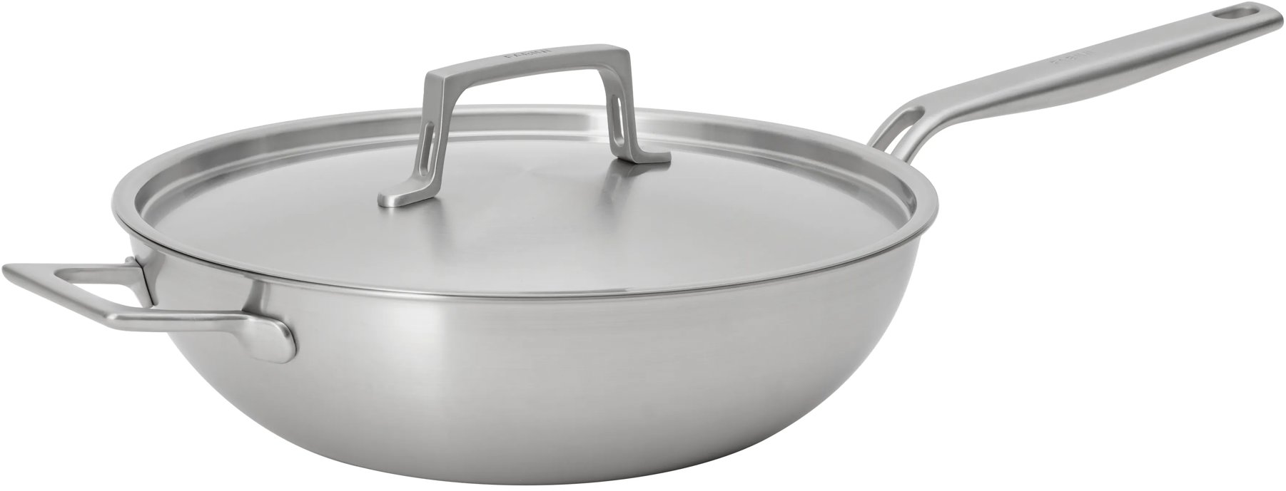 FABINI Wok pánev nerezová s poklicí Lucca 4.0 Pro 30 cm