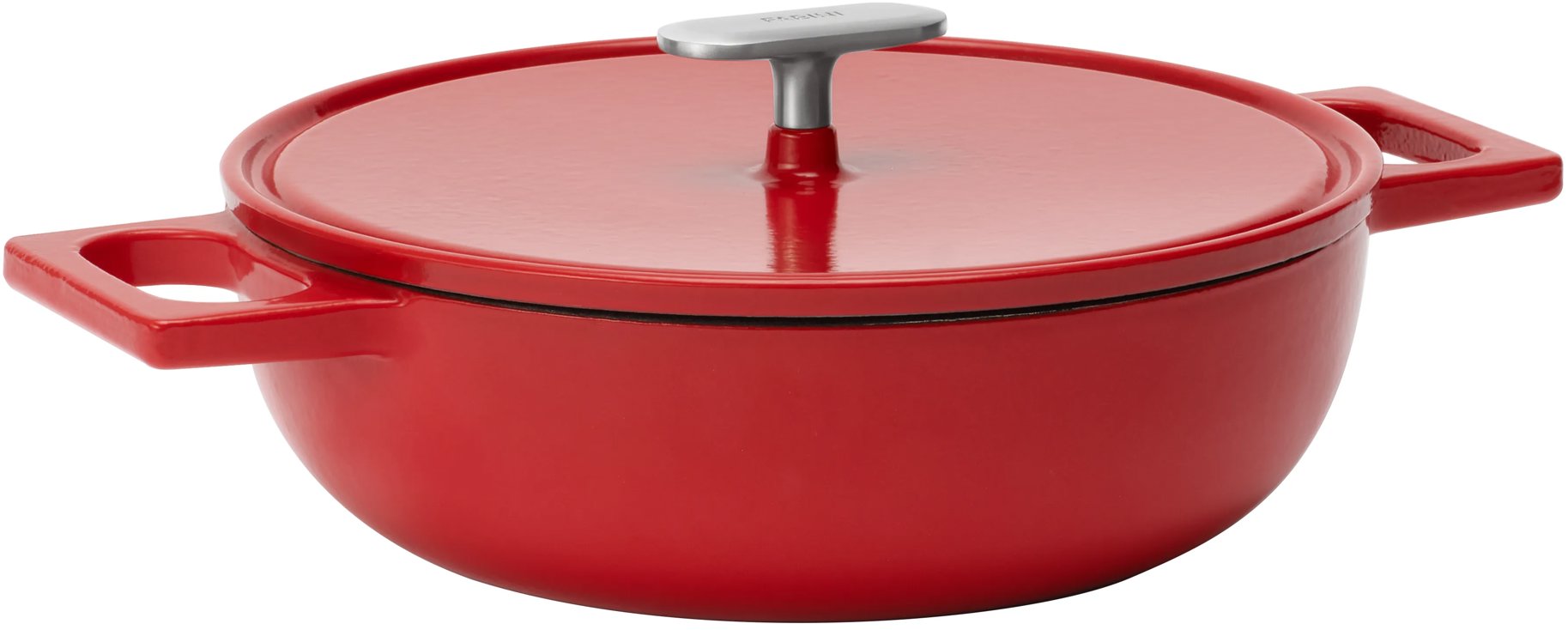 FABINI Servírovací tegame pánev s poklicí Mattia 3.0 Standard 26 cm, lesklá červená