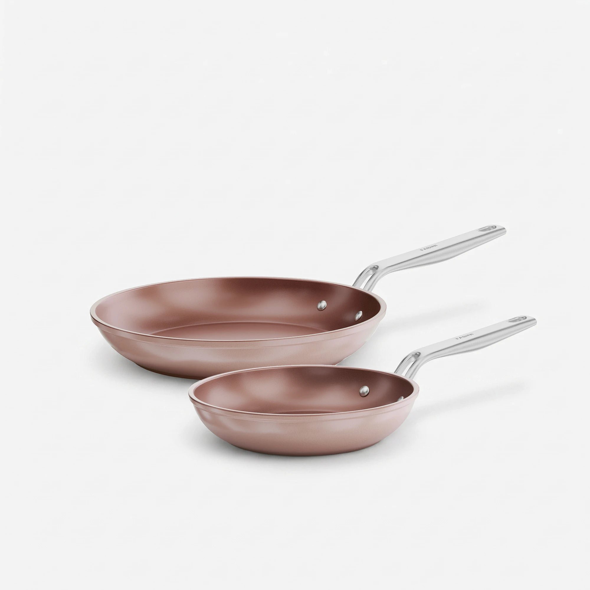 FABINI sada pánví Meda 5.0 Pro 20 cm + 26 cm, 2 díly, broskvově růžová