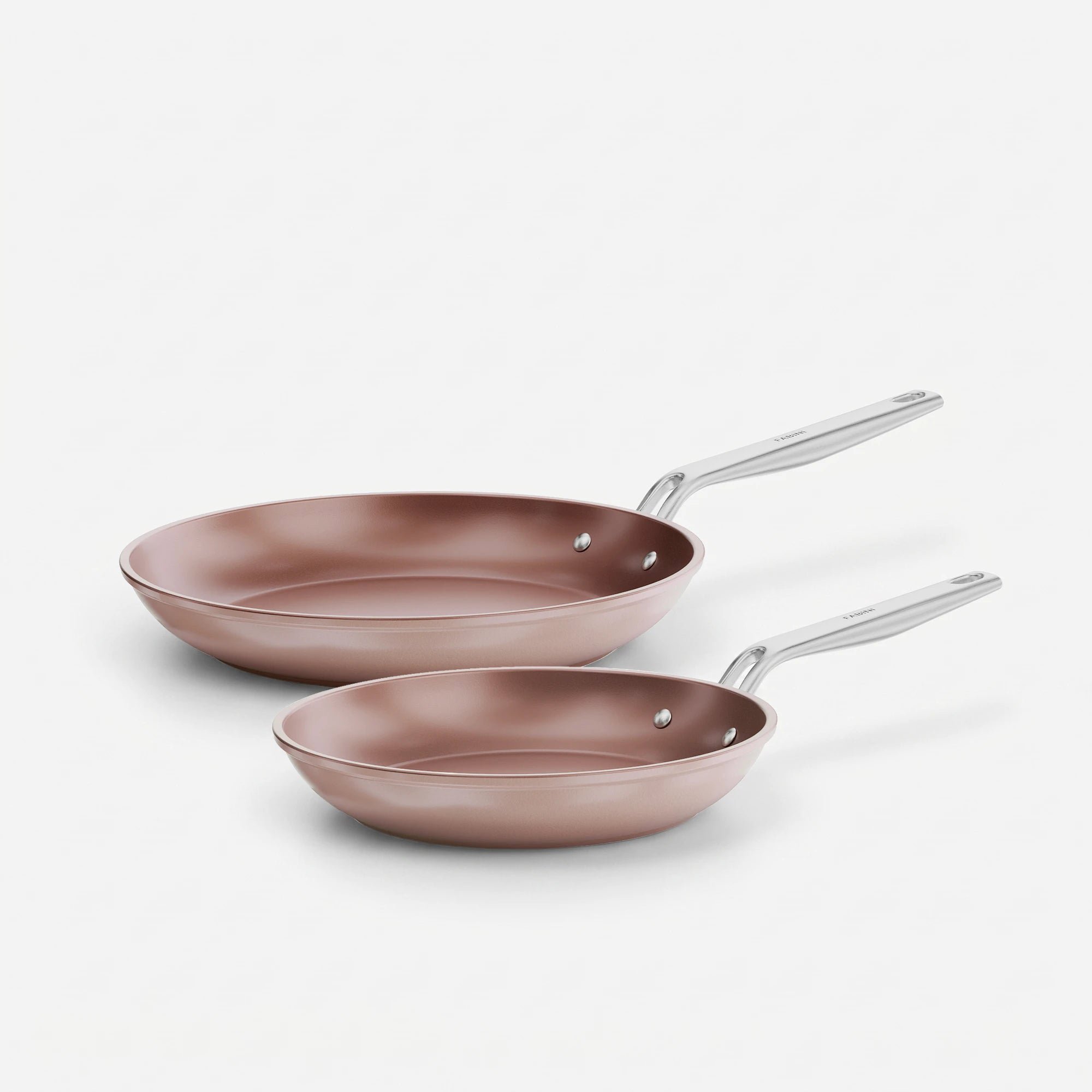 FABINI sada pánví Meda 5.0 Pro 24 cm + 28 cm, 2 díly, broskvově růžová