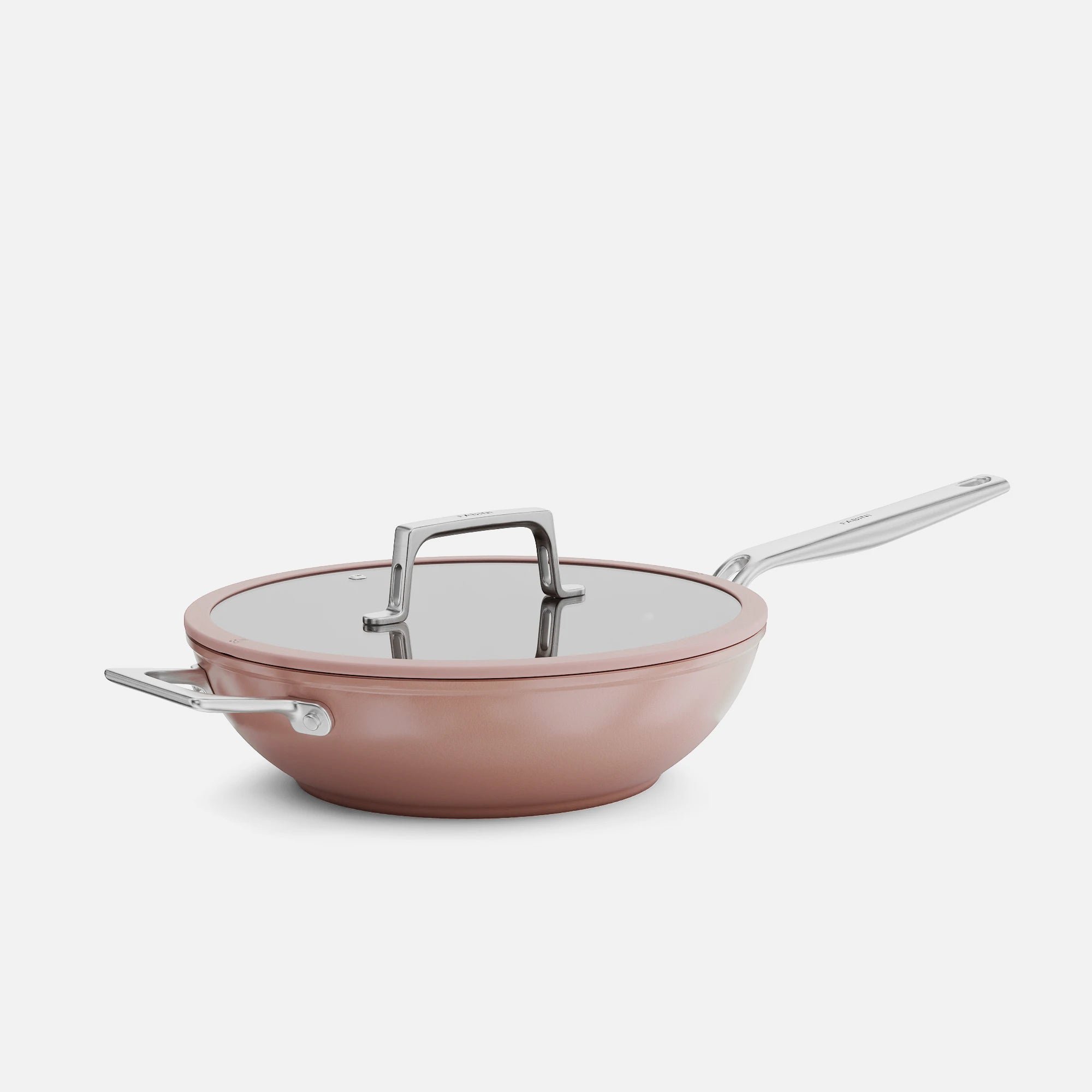 FABINI pánev wok Meda 5.0 Pro 28 cm, broskvově růžová