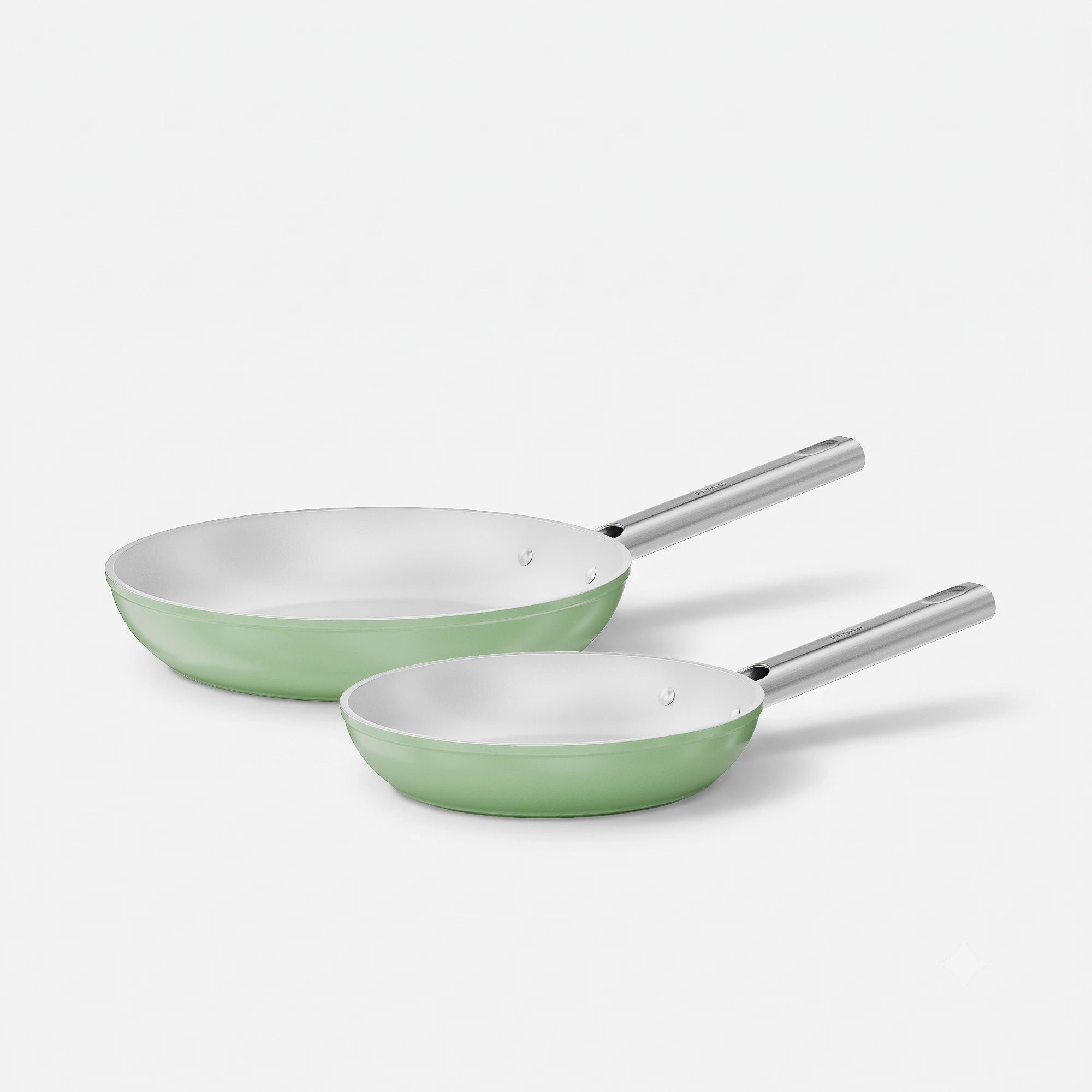 FABINI sada pánví Meda 5.0 Standard 20 cm + 26 cm, 2 díly, šalvějově zelená