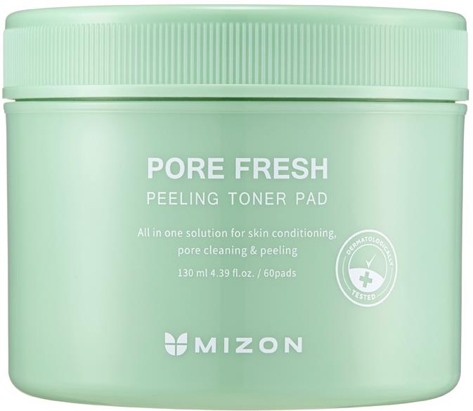Mizon Pore Fresh Peeling Toner Pad 60 ks, 130 ml