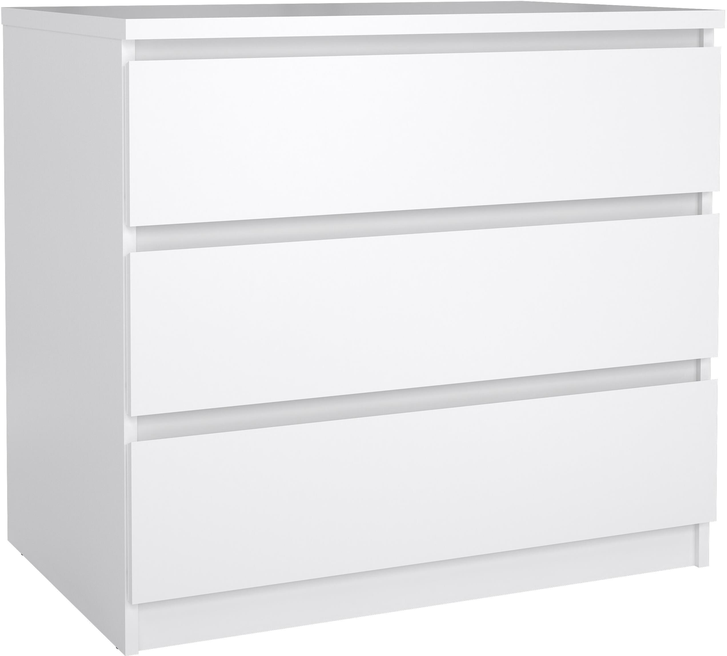 FALCO Komoda SIMPLICITY 235 bílý lesk
