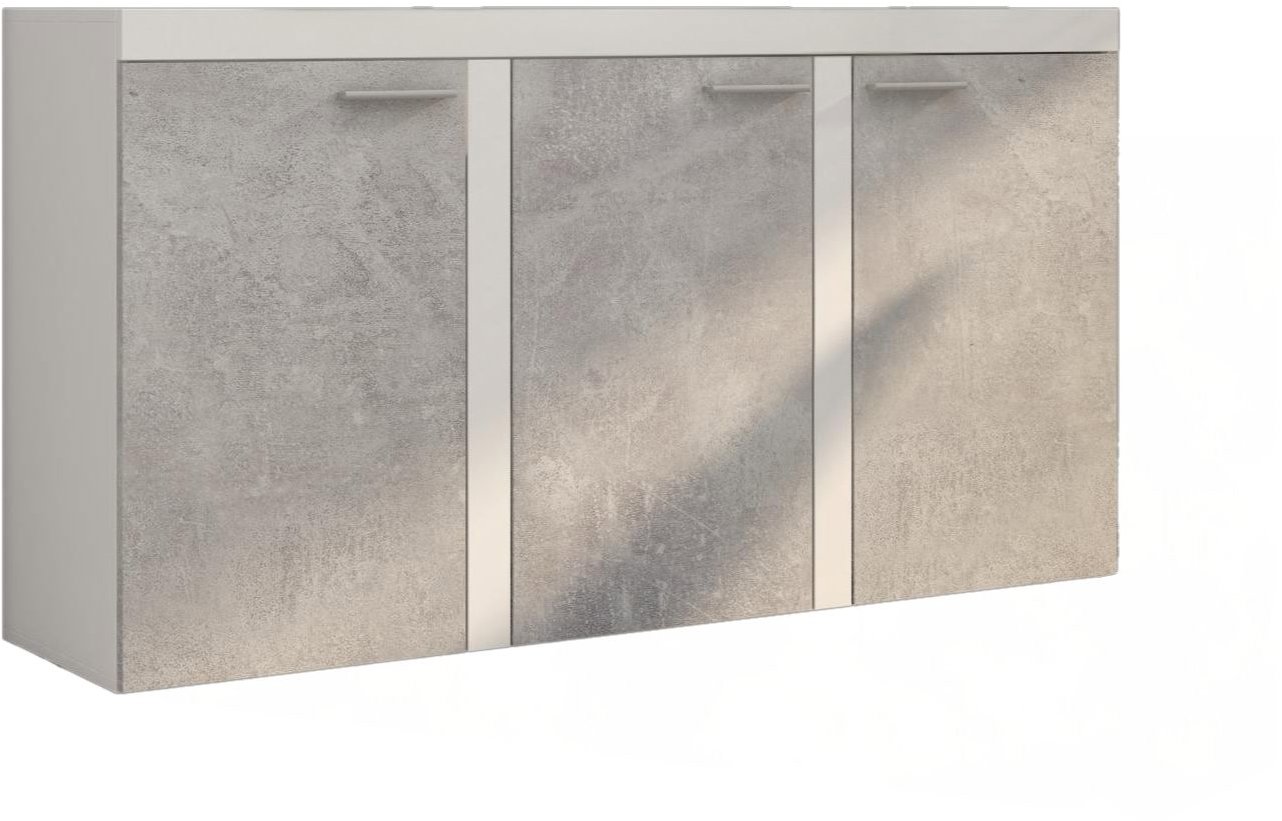 FALCO Komoda Rizo 3D bílá/beton