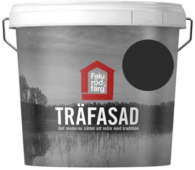 Falu Rödfärg Träfasad 1 l Černá