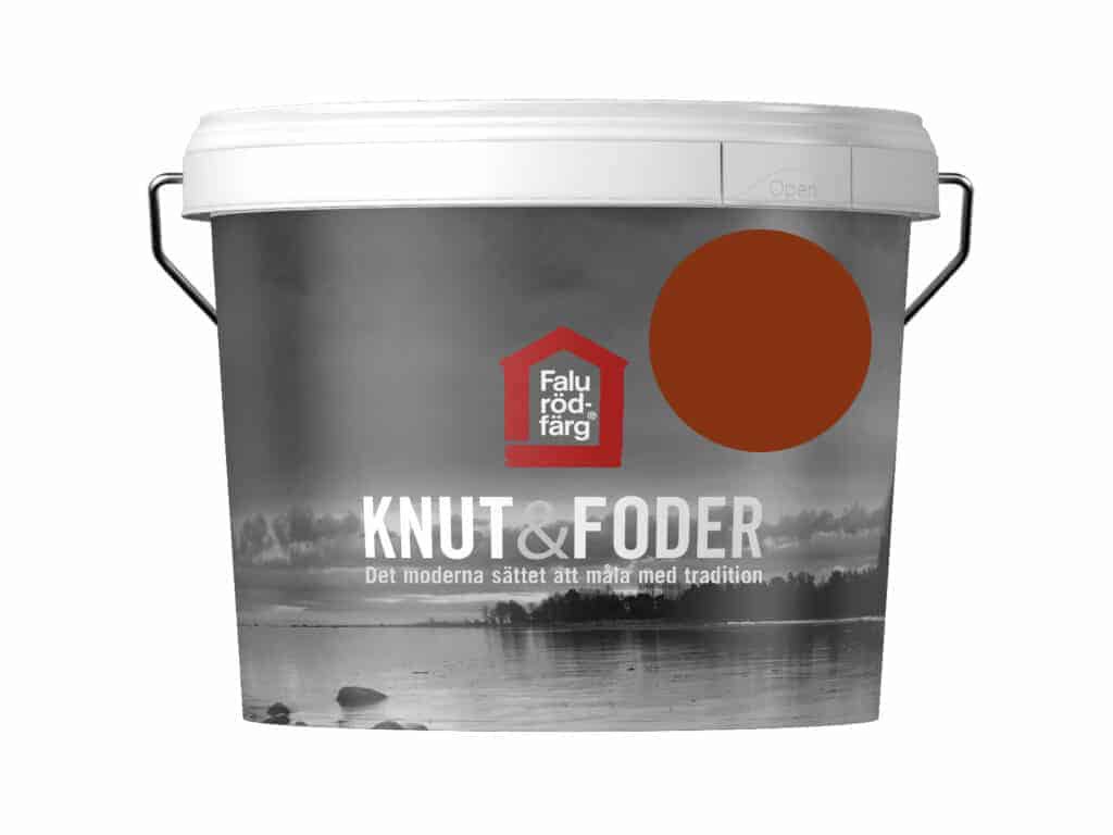 Falu Rödfärg Knut & Foder 3 l Červená