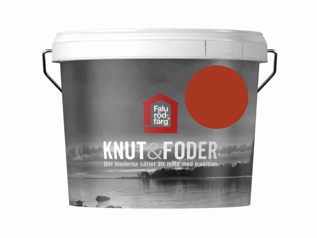 Falu Rödfärg Knut & Foder 3 l Světle červená
