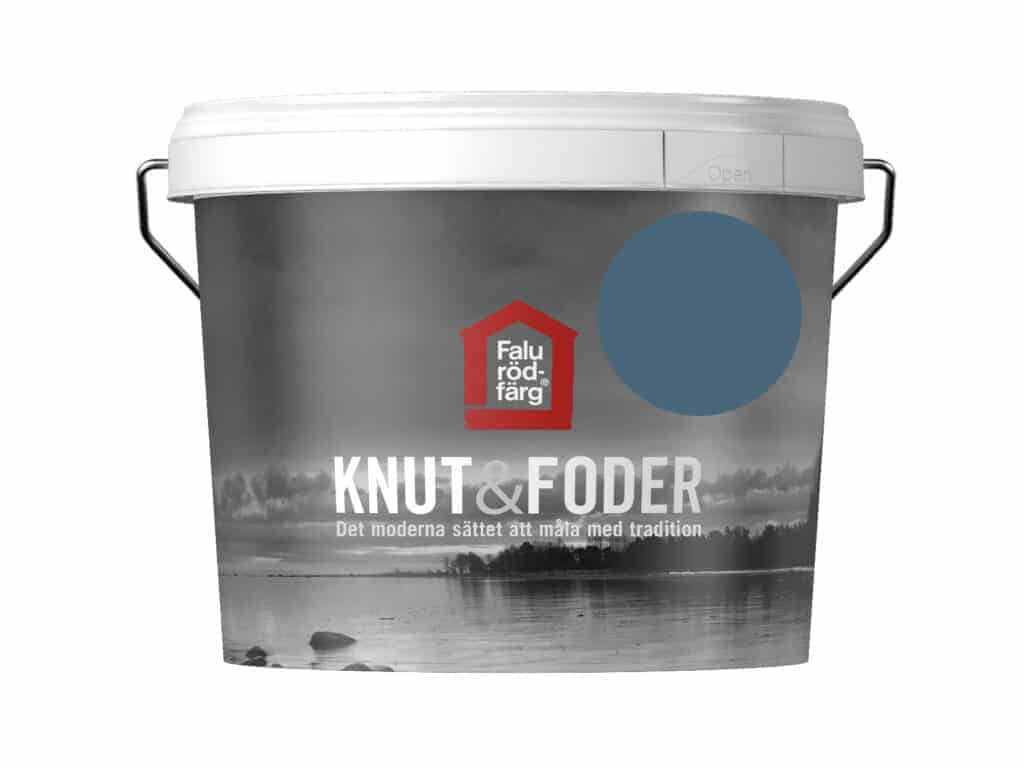 Falu Rödfärg Knut & Foder 3 l Modrá