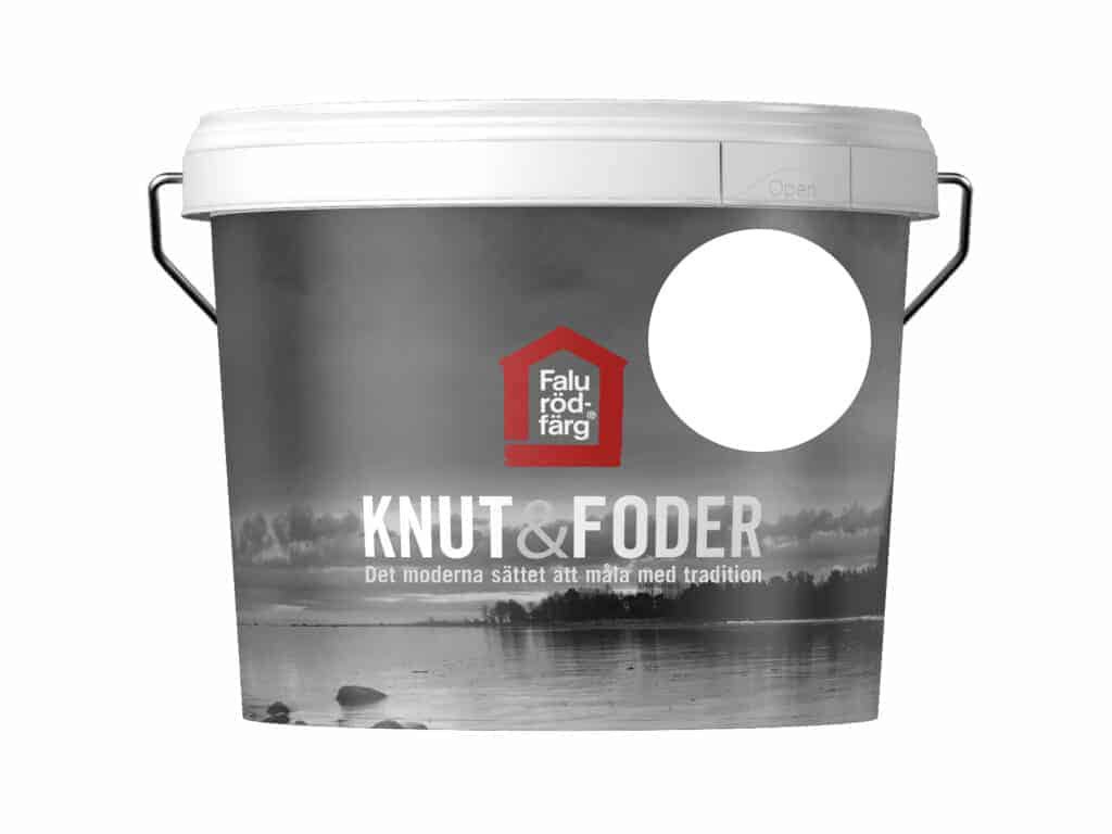 Falu Rödfärg Knut & Foder 3 l Bílá