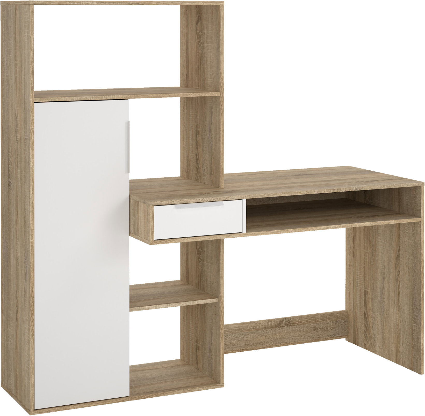 Psací stůl FALCO Felix 173 v dub sonoma a bílé barvě