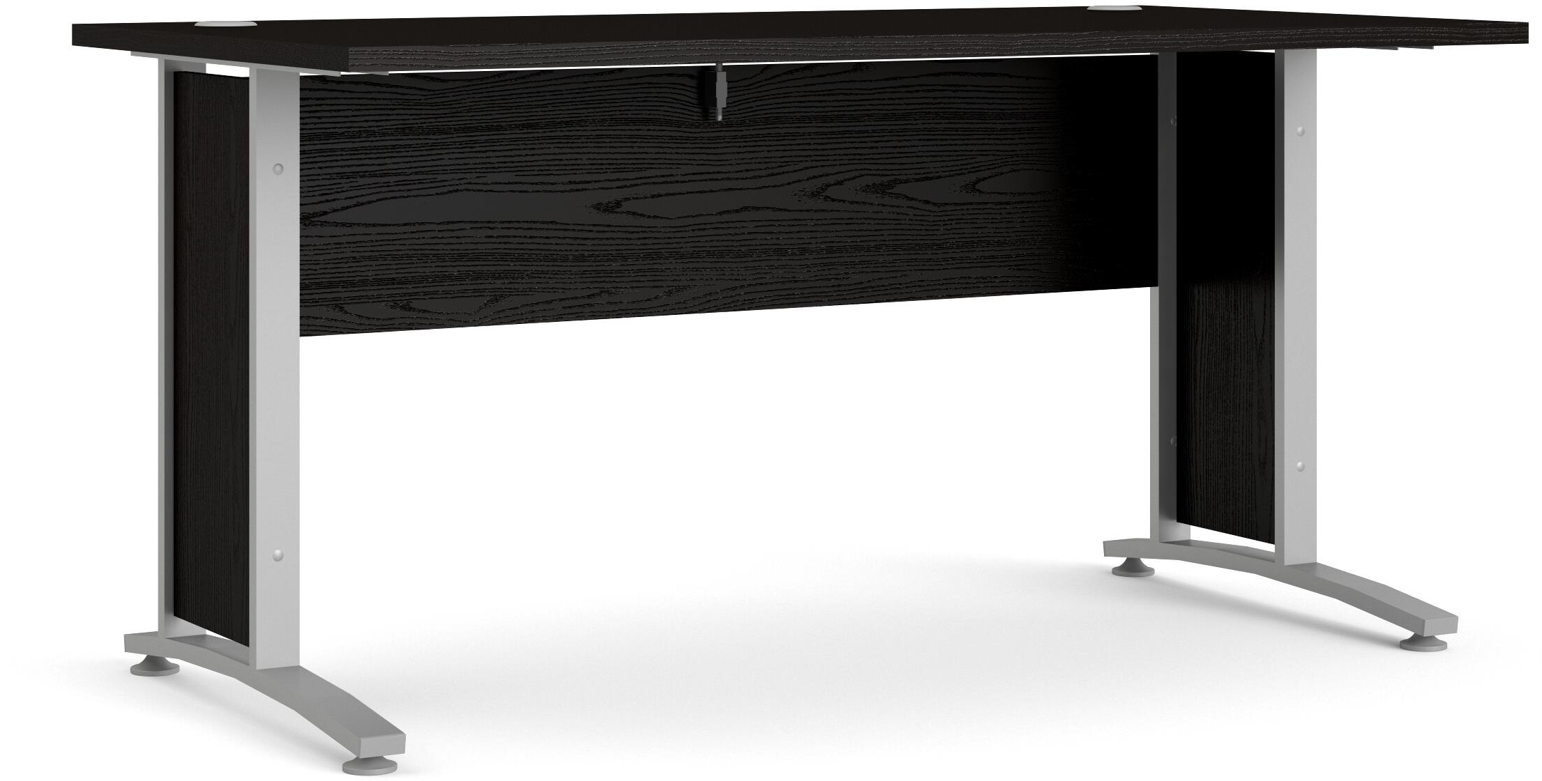 Kancelářský stůl FALCO Office 80400/71 v černé a stříbrné barvě