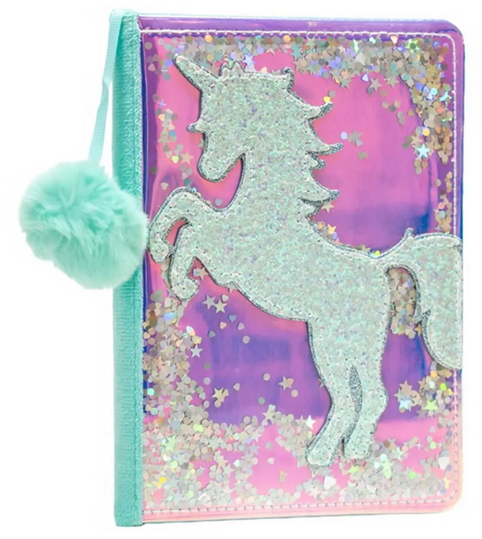 FANDY Památník A5 Sequins 01, jednorožec