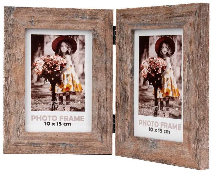 FANDY Fotorámeček Narvik 10 × 15/2 3 hnědý