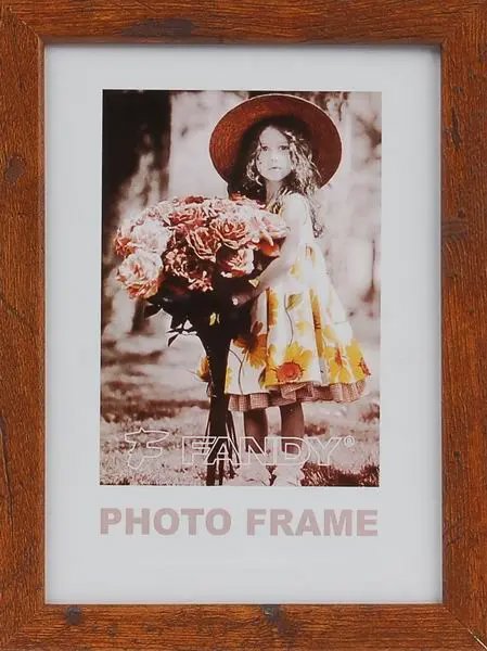 FANDY Dřevěný rámeček Style 15 × 21 2 hnědý