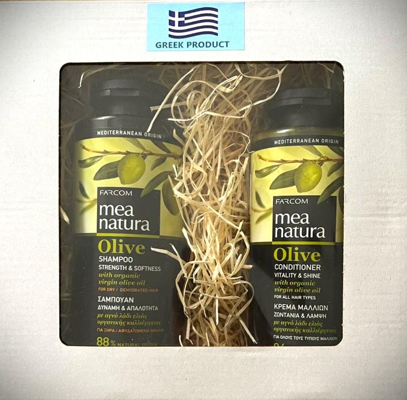 Farcom Olivový, Šampon síla a jemnost 300 ml + Kondicionér 300 ml