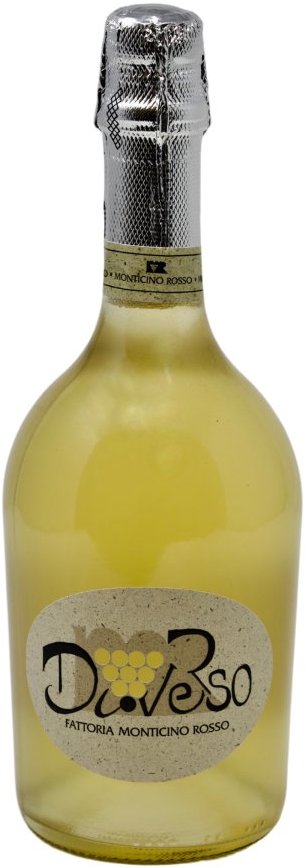 Fattoria Monticino Rosso Di.verso Blend Albana Trebbiano Vino Spumante Sur Lies 11,5 % vol.