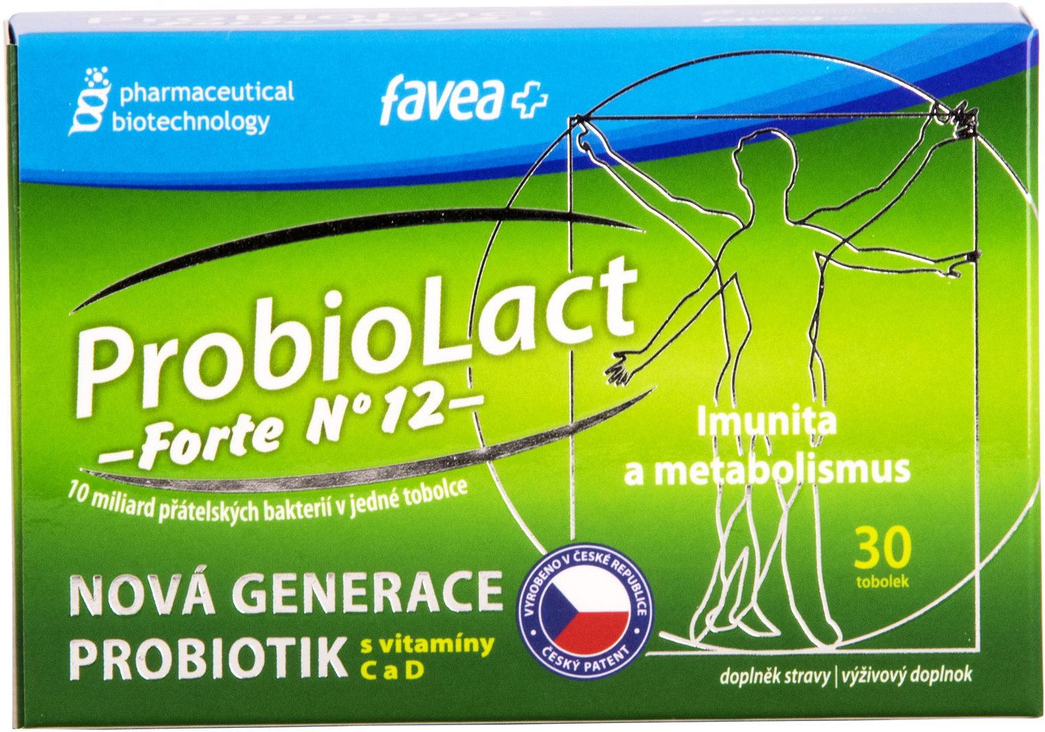 Favea ProbioLact forte No 12, 30 kapslí