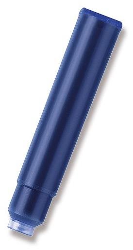 FABER-CASTELL inkoustová, krátká, modrá - balení 6 ks