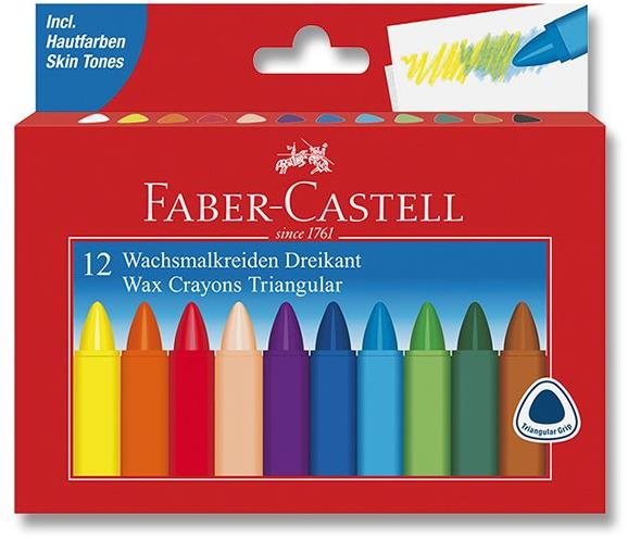 Faber-Castell Grip Wax 12 barev