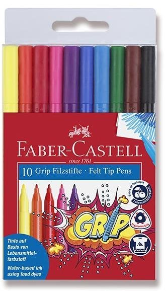 Faber-Castell Grip 10 barev - profesionální fixa