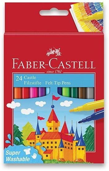 Sada kulatých fixů Faber-Castell v 12 barvách