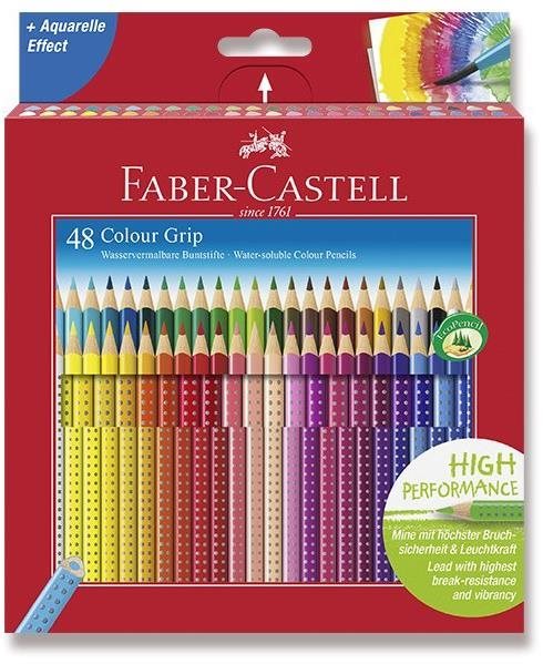 Pastelky FABER-CASTELL Grip 2001, 48 barev v balení