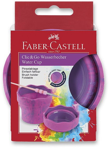 Faber-Castell Click & Go Unicorn - Unikátní Kelímek pro Výtvarné Potřeby