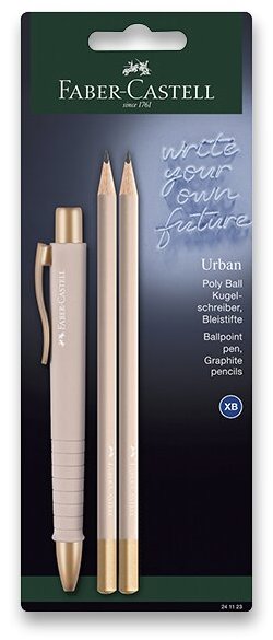 Faber-Castell PolyBall XB Urban Pale Rose - sada psacích potřeb