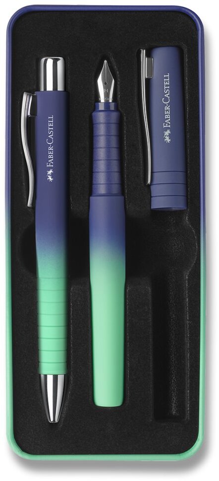 FABER-CASTELL Set Poly Ball Flow Buzzing Blue