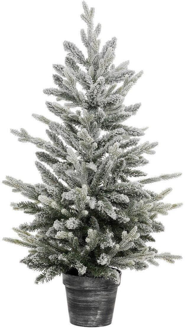 Fééric Lights and Christmas, Umělý vánoční stromeček v květináči, 100 cm