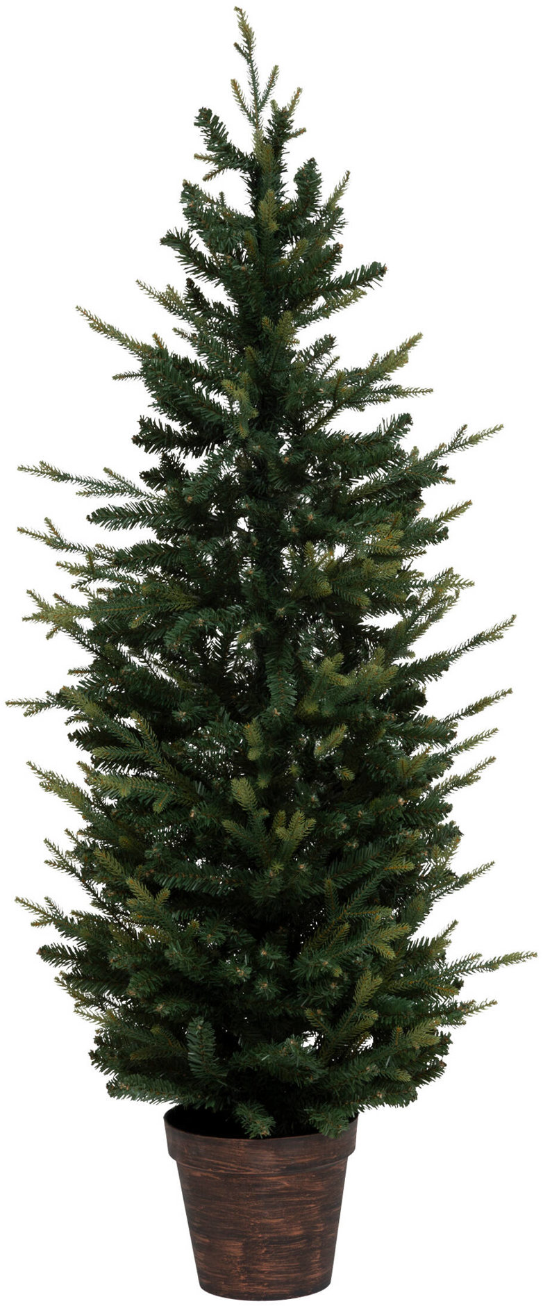 Fééric Lights and Christmas, Umělý vánoční stromeček v cementovém květináči, 150 cm