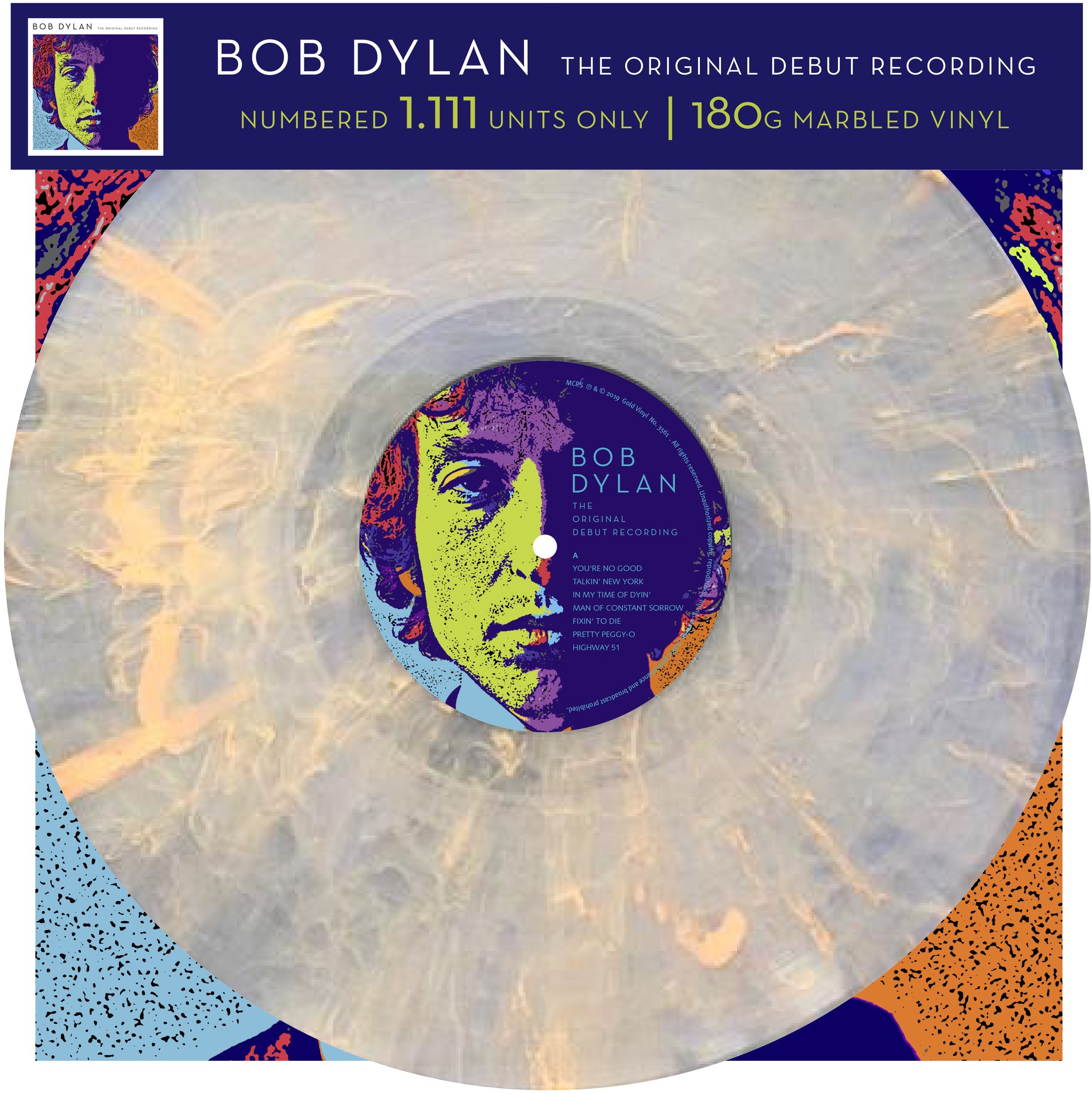 Dylan Bob: Bob Dylan (The Originals Debut Record) - LP