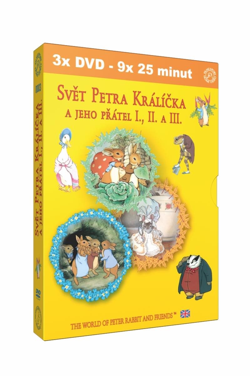 Svět Petra Králíčka a jeho přátel I.-III.  - DVD