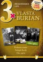3x Vlasta Burian V: Přednosta stanice , Nejlepší člověk, Ulice zpívá /papírová pošetka/  - DVD