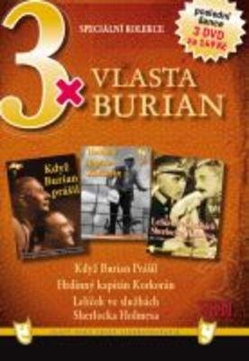 3x Vlasta Burian VIII: Když Burian prášil, Hrdinný kapitán Korkorán, Lelíček ve službách S. Holmesa