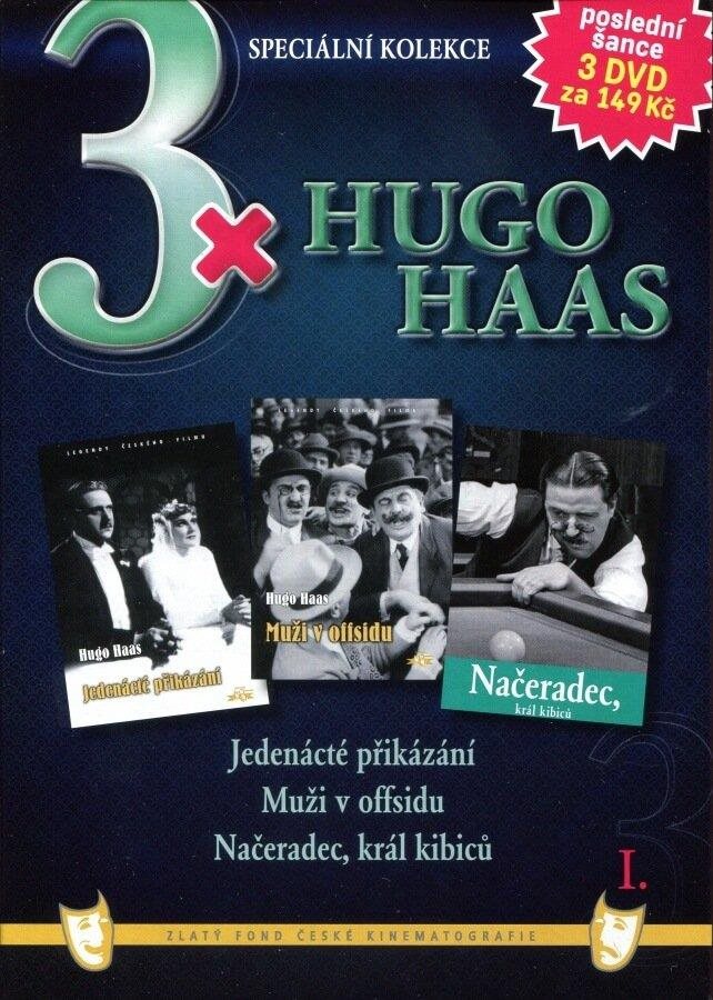 3x Hugo Haas I: Jedenácté přikázání, Muži v offsidu, Načeradec, král kibiců  - DVD