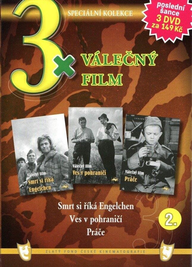 3x Válečný film 2: Smrt si říká Engelchen, Ves v pohraničí, Práče /papírové pošetky/  - DVD