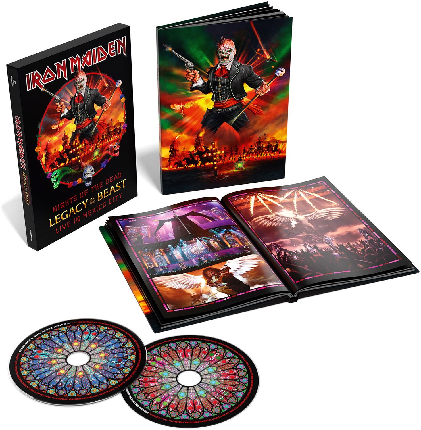Iron Maiden: Nights Of The Dead, Legacy Of The Beast - Live In Mexico City (Knižní verze Deluxe 2x C