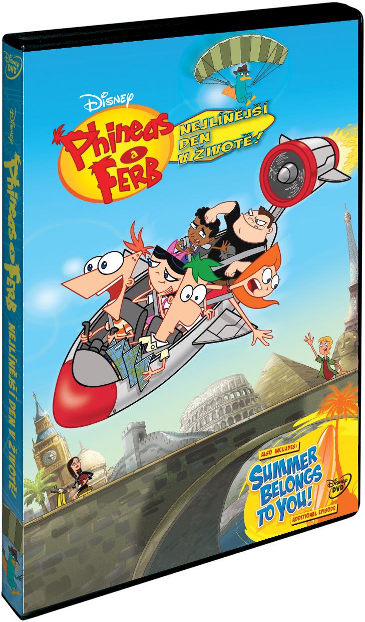 Phineas a Ferb: Nejlínější den v životě - DVD