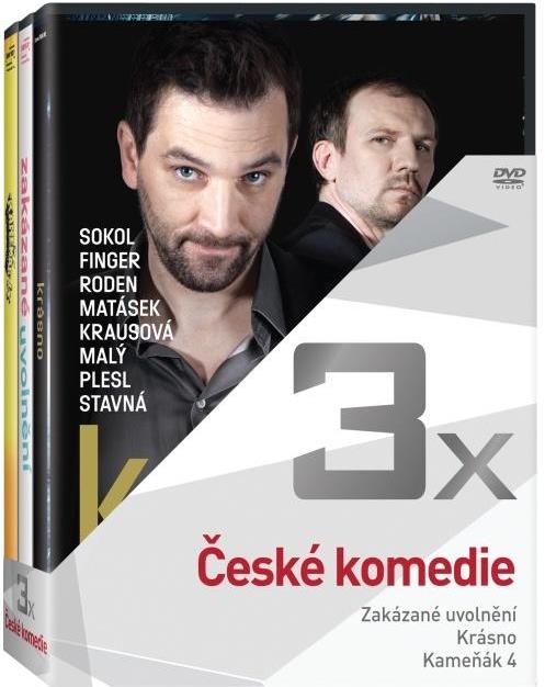 3x České komedie: Zakázané uvolnění, Krásno, Kameňák 4 -  - DVD