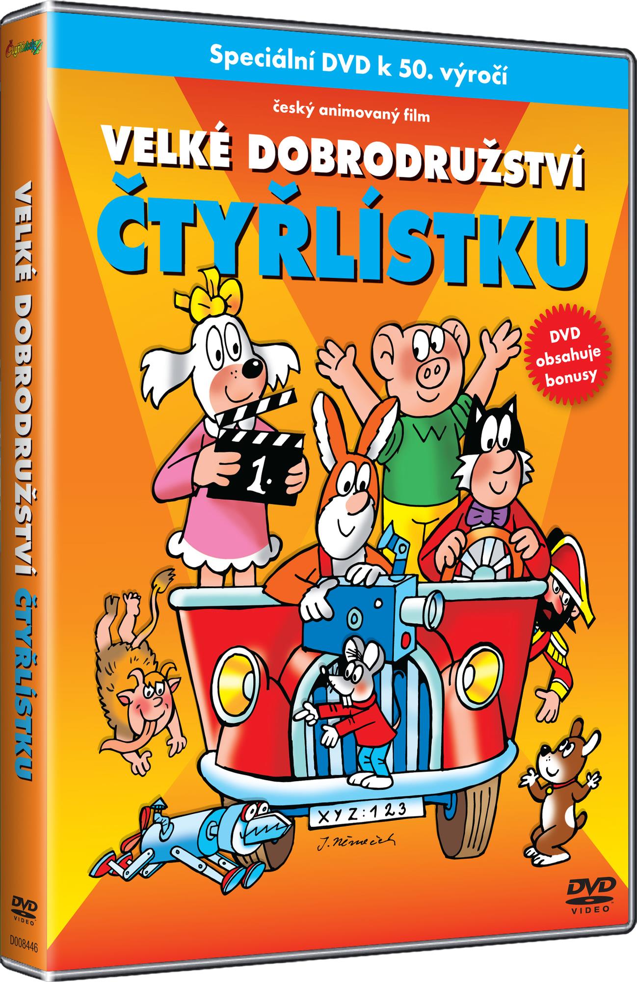 Velké dobrodružství Čtyřlístku - DVD