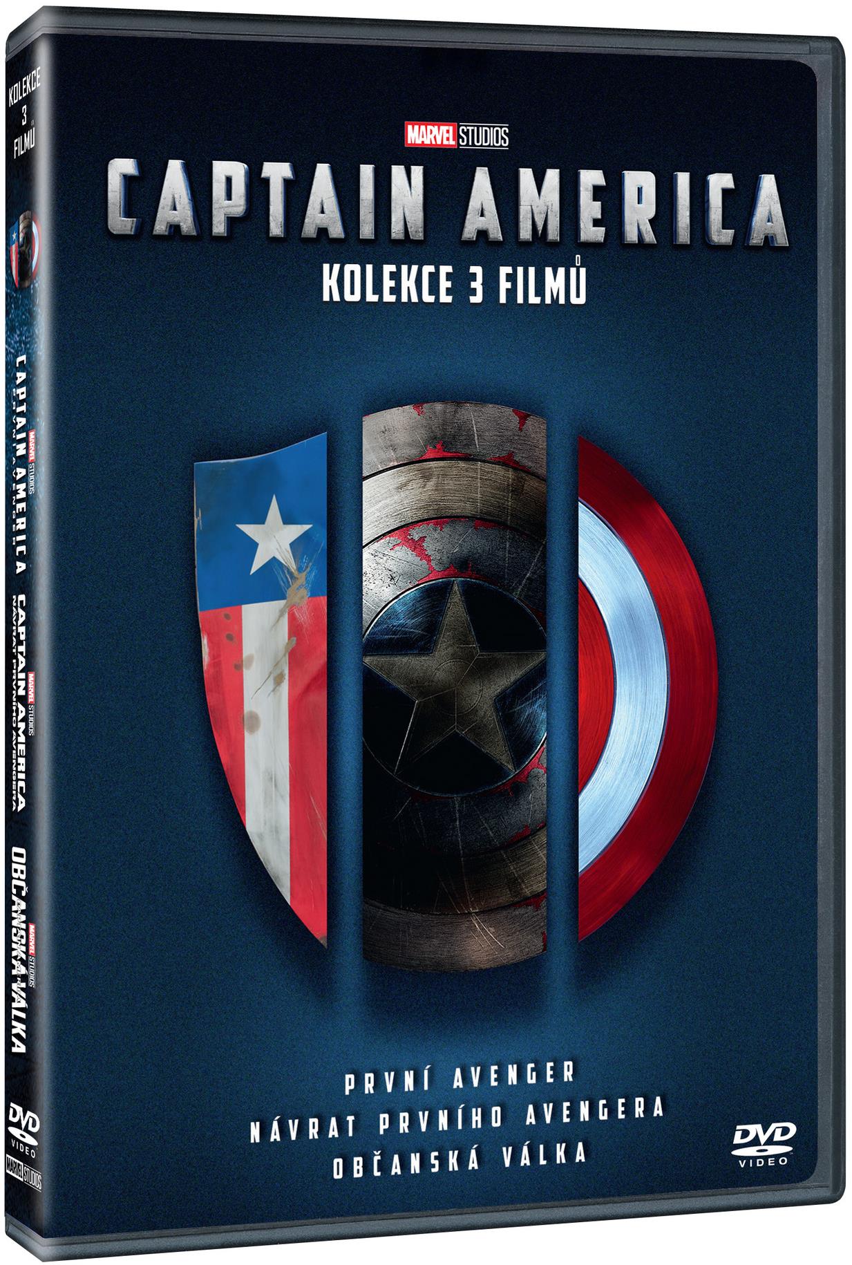 Captain America trilogie 1.-3.  - DVD